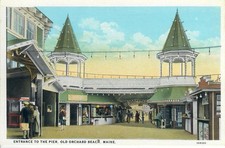 Entrance to the Pier Old Orchard Beach ME Maine picture
