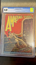 Amazing Stories #10 ('27) (4.0) H.G.Wells- Invisible Man; Frank Paul cover, art picture