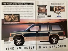1993 Ford Explorer Two Page Print Ad picture