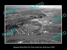 Kingston Point Park New York Aerial View Of Town c1950 Old Large Historic Photo picture