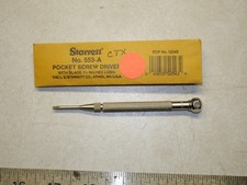 Starrett 553-A Pocket Screwdriver. picture