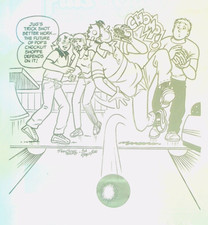 Archie's Pals n Gals Double Digest 131 Original Cover Art Stan Goldberg Bowling picture
