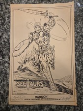 Original 1984 SECTAURS Promo Poster – Signed by Joe Del Beato picture