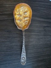Godinger Silver Plated Strawberry and Leaf Serving Spoon picture