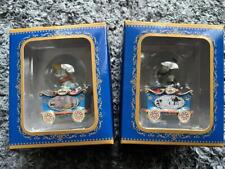 Disney Store Snow Globe Steamboat Mickey Dumbo Mini Trolley Japan YB picture