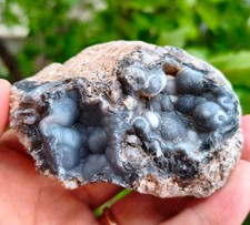 Beautiful Raw Black Botryoidal Agate picture