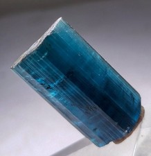 Indicolite Colour  Terminated Tourmaline Crystal - 22 Grams picture