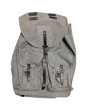 Post WW2 Austrian Army Bundesheer Stolla Rucksack Backpack M31 Canvas Leather picture