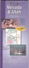 Nevada Utah Paper Folding Road Map  picture