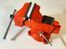 NOS Ridgid Tools USA No. 5500-R Swivel Base 5-1/2” Utility Base in Orange Finish picture