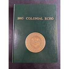 VTG William and Mary Yearbook 1993 Colonial Echo College Memorabilia Gold Seal picture