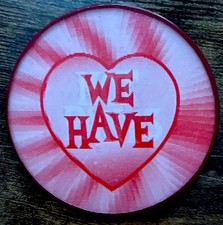 We Have Hot Pants Vari Vue Flicker Flasher Button 1960s 3
