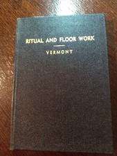 1958 Freemasonry masonic Combined Ritual, Floor Work and Lectures Ancient /19 picture
