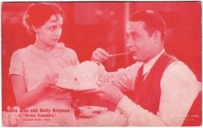 Movies Exhibit Cards series (W404) Monte Blue and Betty Bronson in Brass Knuckle picture