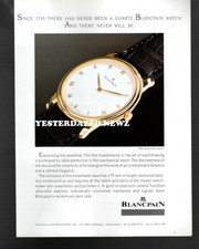 1991 Print Ad for Blancpain Quartz Watch picture