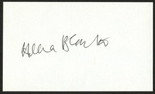 Helena Bonham Carter signed autograph 3x5 Actress in the Harry Potter series picture