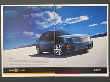2004 2-Page PRINT AD Cadillac CTS-V Sports Sedan V8