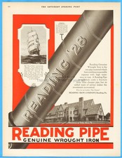 1928 Star of India Sailing Ship Villa Nova PA Home Ad Reading Iron Company PA picture