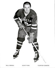 PF17 Original Photo BILL HEINDL 1966-68 CLINTON COMETS EHL HOCKEY RIGHT WING picture
