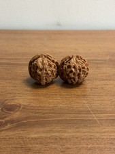 Pair of Match Chinese Health Walnut 精品老树苹果原文玩核桃39x37x33精配 配手套和刷子🍎🍏已打底 直接盘玩 picture