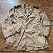VTG WWII US Army Officer Dress Khaki Uniform Jacket uniform Civil Engineer Corps picture