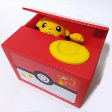 Pokemon Pikachu Automatic Coin Bank Money Box Stealing Coin Toy NEW picture