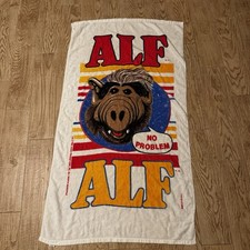 Vintage ALF Beach Towel 1987 Alien Productions No Problem 80s TV Show 80s Retro picture