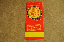 Vintage 1961 Quality Courts United Inc. Motel Directory Travel Brochure picture