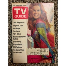 Vintage TV Guide Nov 30 1968 Ann-Margret Cover Elvis Presley Army-Navy Game picture