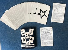 Magic Trick Apparatus  Complete Deck of ESP Cards Duke University Unused picture