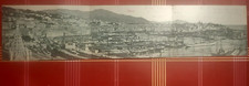 1900 GENOA THE PORT TRIPLE POSTCARD picture