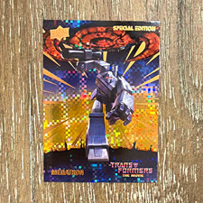 2026 Upper Deck Transformers 40th Anniv Special Ed Megatron Gold Foil #’d 08/86 picture