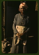 Photo:St Croix Virgin Islands FSA Borrower Portrait 1930s Man in Headwrap picture