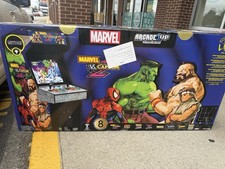 Arcade 1UP Marvel Vs Capcom 2 New In Box Sealed Arcade Machine with Lit Marquee picture