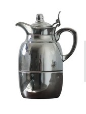 AEFI Original Western GERMANY Vintage Insulated Chrome Coffee Pitcher 1.25L picture