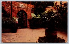 Brulatour Courtyard New Orleans LA Ho Salter Dolls Chrome Postcard picture