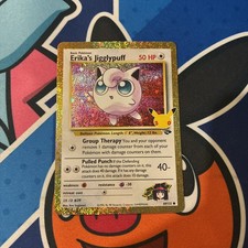 Pokémon Erika's Jigglypuff 69/132 Holo Gym Heroes English 30th Anniversary NM picture