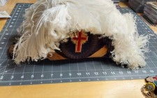 Commander's Crest Masonic Regalia Knight Templar Past Commander Chapeau picture