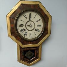 Vintage Antique TRADE MARK Regulator 8 Day 90's Wall Clock Working picture