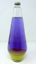 Vintage Lava Lite Lamp Replacement Globe Purple Yellow 25 Y2K 2000 picture