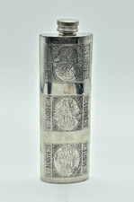 Sheffield Rose - ENGLISH HIP FLASK, England, 6
