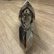 Vintage 1949 1950 DeSoto Hood Ornament OEM 1335605 Chrysler Mopar Solid Chrome picture