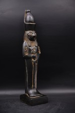 Rare Ancient Egyptian Antiquities Statue of God Horus God Falcon Bird Egypt BC picture