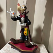 Rare Vintage Disney Goofy Halloween Pumpkin bucket Big Figure 22in Original Box picture