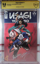 💥🐇 CBCS 9.8 SIGNED J SCOTT CAMPBELL USAGI YOJIMBO #1 VARIANT 2019 TMNT cgc picture