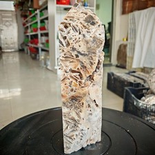 5.83LB Polishing and repairing of natural sphalerite crystal columns 2650g picture