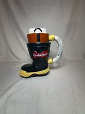 Vintage 1997 Budweiser Salutes the Fire Fighters Series 1st Edition Boot Stein picture