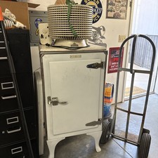 GE Monitor Top Refrigerator 1930's Clean - Needs Minor Repair picture