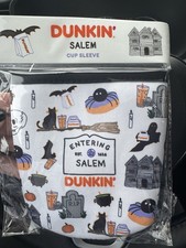 Dunkin “entering Salem” Cup Sleeve Halloween 2026  picture