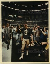 1985 Press Photo New Orleans Saints football player Bobby Hebert - nos15211 picture
